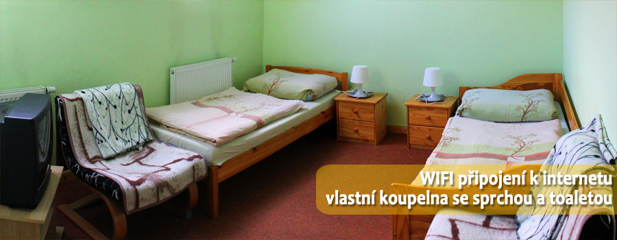 Ukázka pokojů | Penzion Komárov - ubytování
